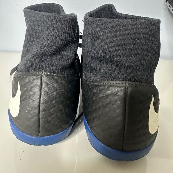 Men’s Nike Hypervenom indoor soccer shoes Size 11.5 Black / Blue Nikeskin - Picture 4 of 6